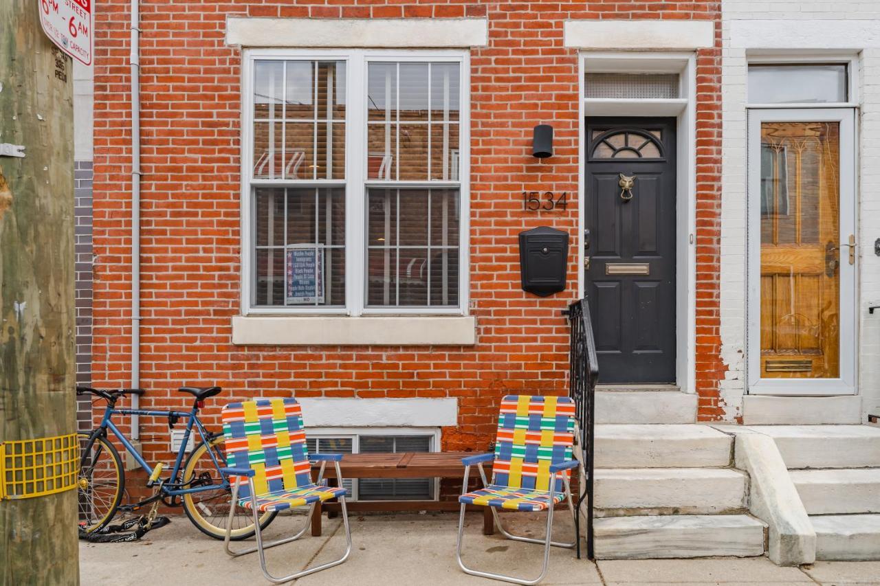 Bedroom In Thoughtfully Decorated East Passyunk Home Philadelphia Exterior foto